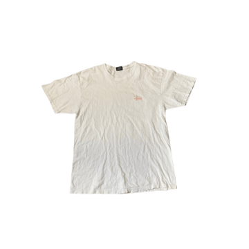 White Stussy Tee - L