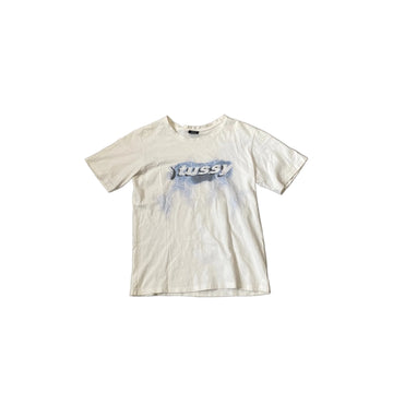 White Stussy Tee - M