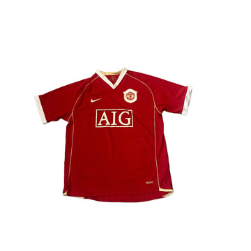 2006 - 07 Manchester United Home Shirt - L