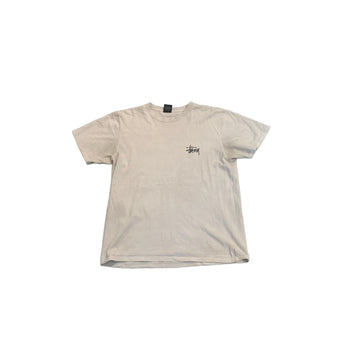White Stussy Tee - M