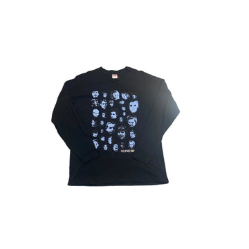 Black Supreme Long Sleeve Tee - M