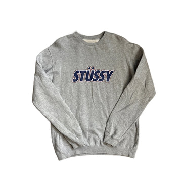 Grey Stussy Sweatshirt - S