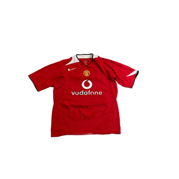 2004 - 06 Manchester United Home Shirt - L