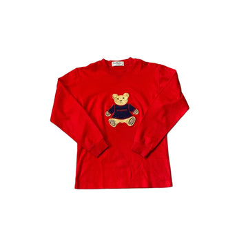 Vintage Red Burberry Long Sleeve Tee - S