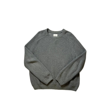 Grey Ronning Knitted Sweatshirt - L