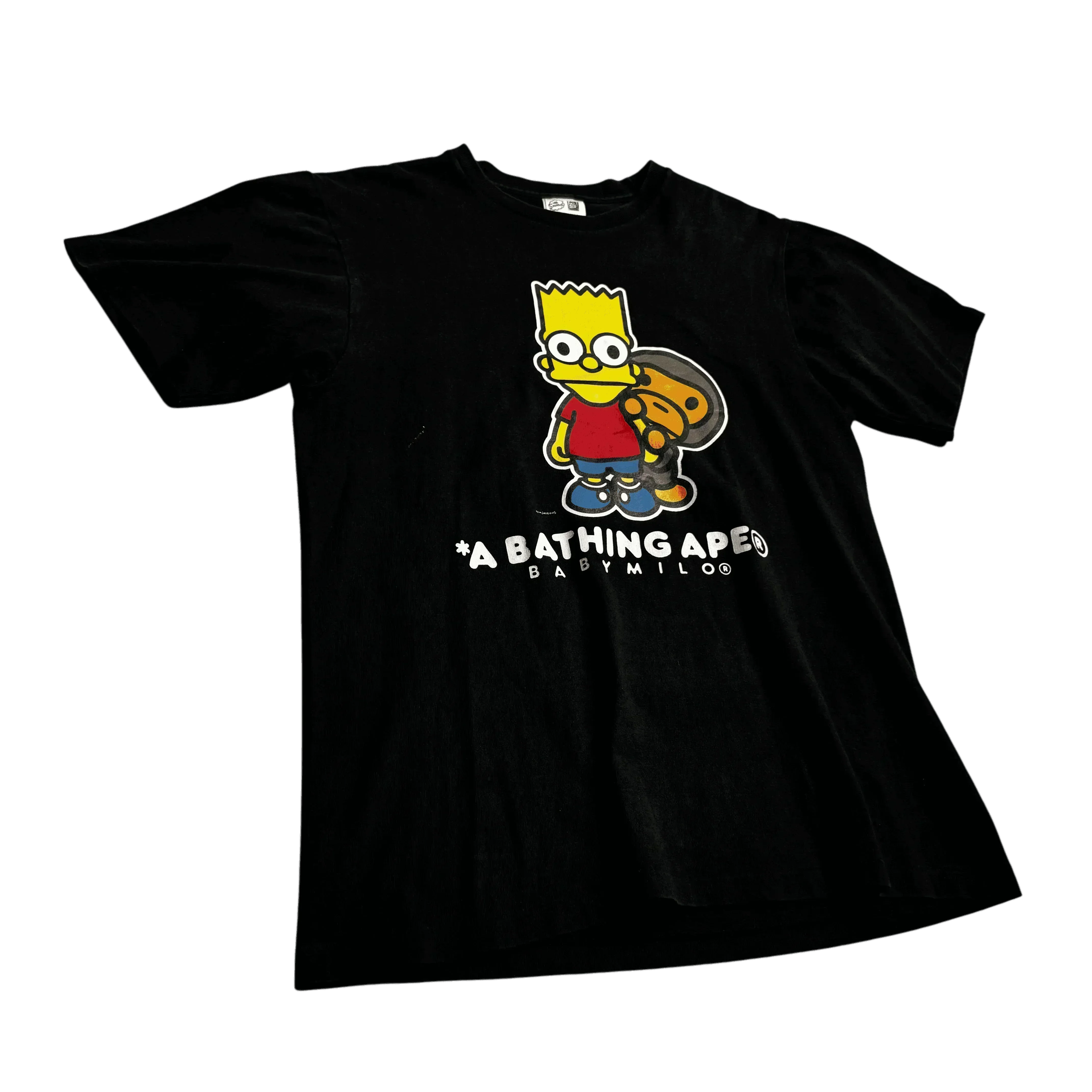 Black A Bathing Ape (BAPE) x The Simpsons Tee - M