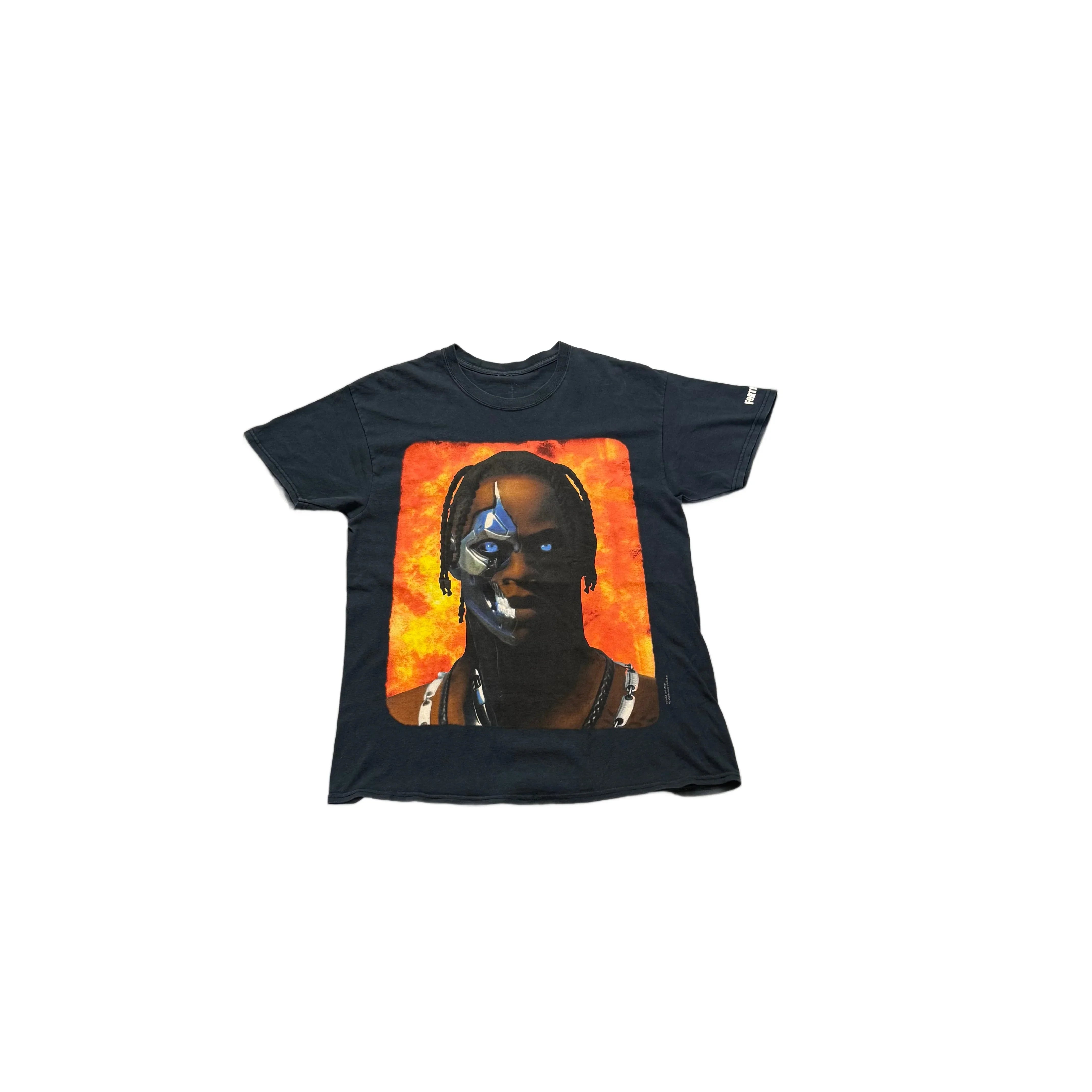 Black Travis Scott Tee - M