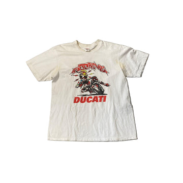White Supreme x Ducati Tee - M