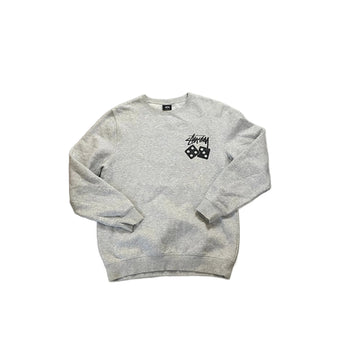 Grey Stussy Sweatshirt - M