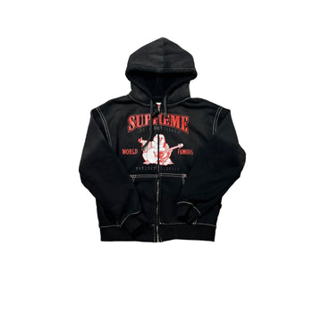 Black Supreme x True Religion Zip Up Hoodie - S