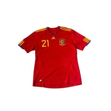 2009 - 10 Spain Home ‘Silva’ Shirt - XL