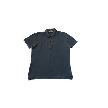 Vintage Black Stone Island Polo Shirt - XXXL (Recommended Size - L)