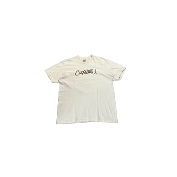 White Supreme Tee - L