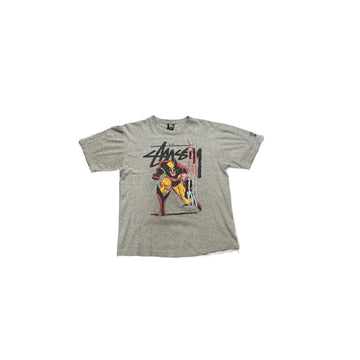 Grey Stussy Tee - M