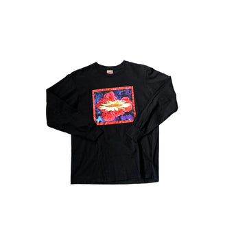 Black Supreme Long Sleeve Tee - S