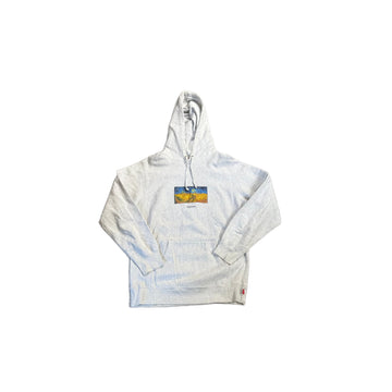 Grey Supreme Hoodie - L