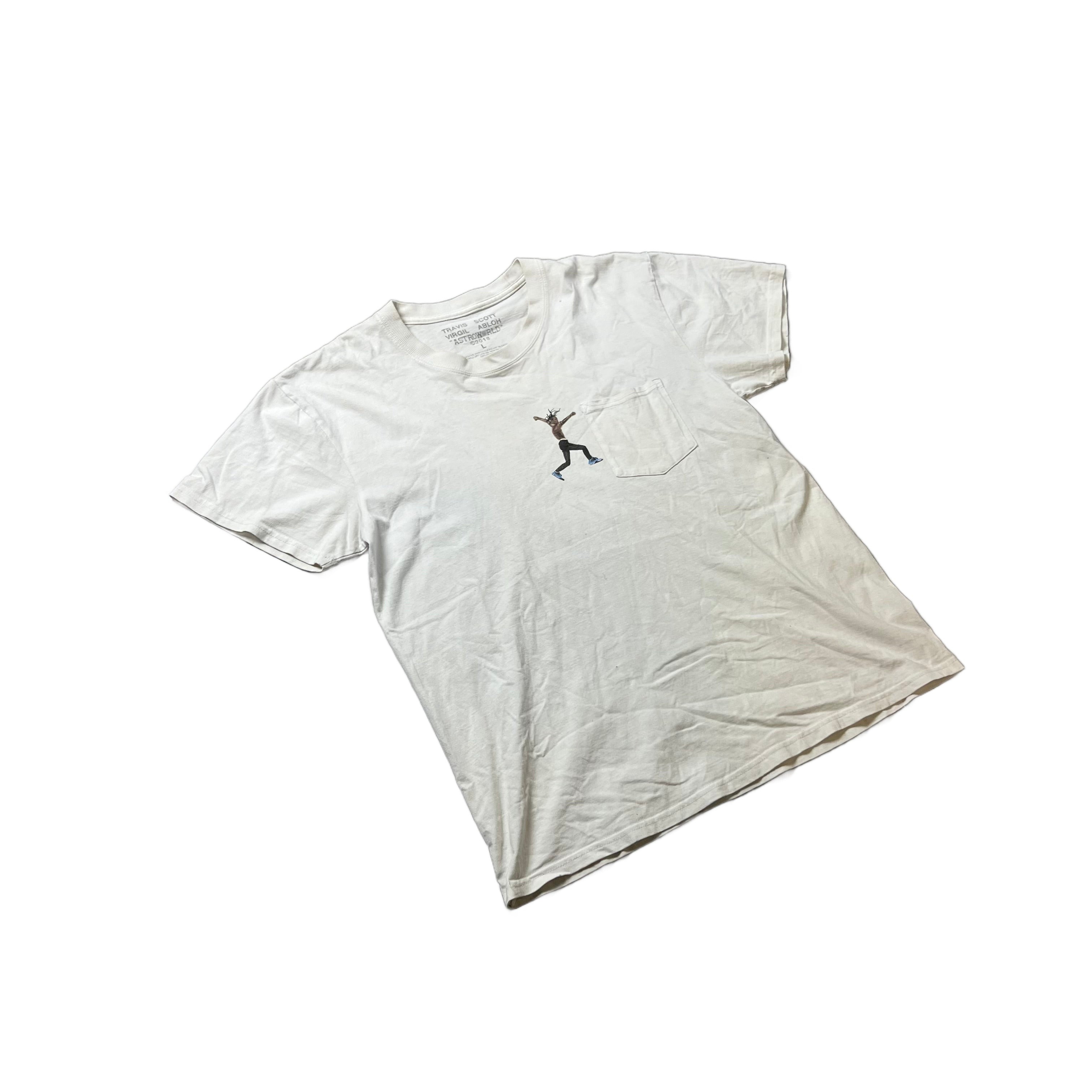 White Travis Scott Tee - L