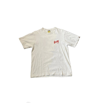 White A Bathing Ape (BAPE) Tee - L
