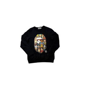 Black A Bathing Ape (BAPE) x One Piece Sweatshirt - M