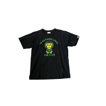 Black A Bathing Ape (BAPE) Hulk Tee - M