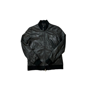 Black Yves Saint Laurent (YSL) Leather Jacket - M