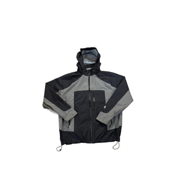 Black + Grey Stussy Jacket - M