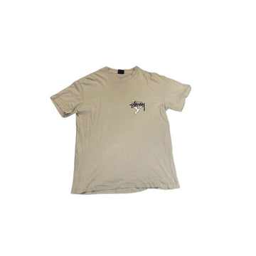Beige Stussy Tee - M