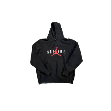 Black Supreme x Jordan Hoodie - XL