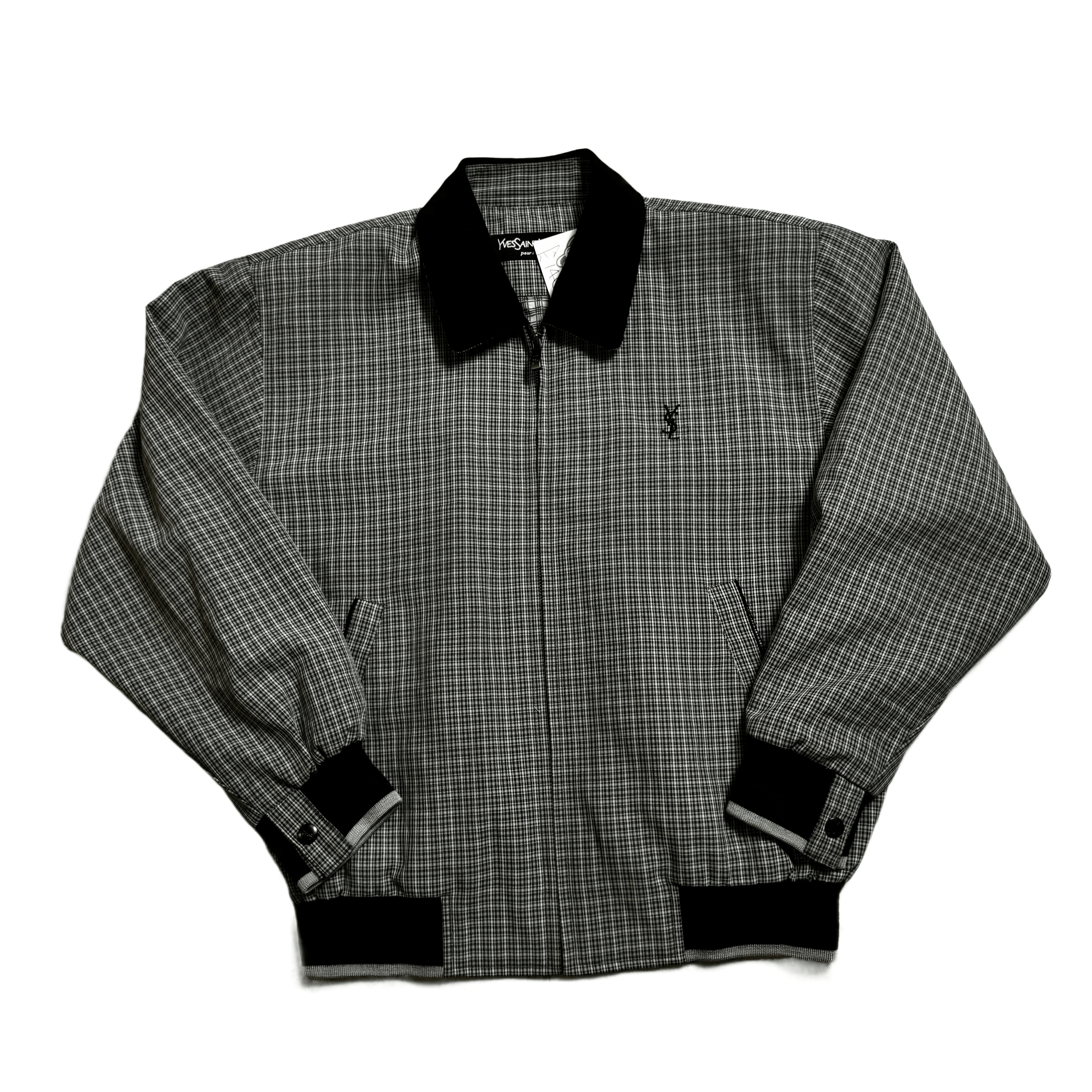 Vintage Grey Yves Saint Laurent (YSL) Jacket - M