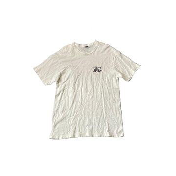 White Stussy Tee - L