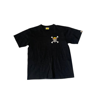 Black A Bathing Ape (BAPE) x One Piece Tee - L