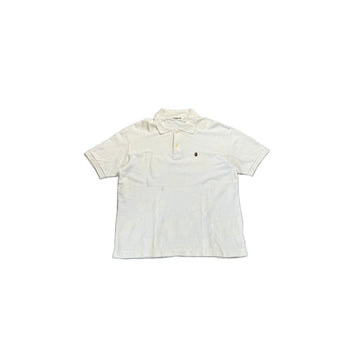 White A Bathing Ape (BAPE) Polo Shirt - L