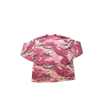 Pink Camo Patta Waffle Long Sleeve Tee - XL