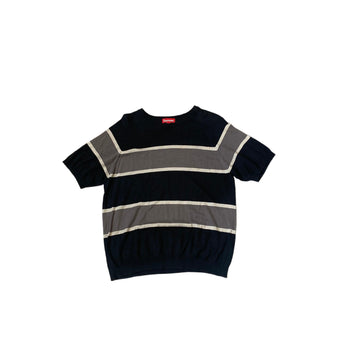 Black + Grey Supreme Tee - L
