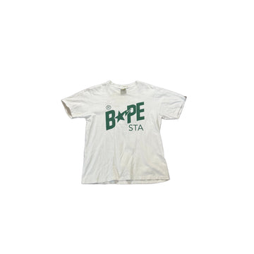 White A Bathing Ape (BAPE) Tee - L
