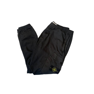 Black Stone Island Cargos - W36