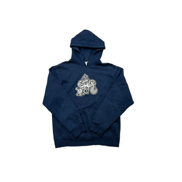 Navy Blue Stussy Hoodie - M