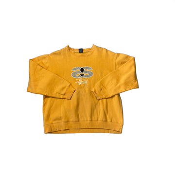 Yellow Stussy Sweatshirt - M