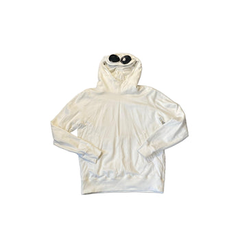 White CP Company x Armani Hoodie - L