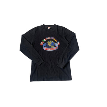 Black Supreme Long Sleeve Tee - M
