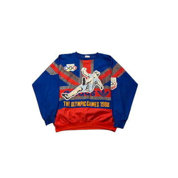 Vintage 90s Adidas London Olympics Sweatshirt - L