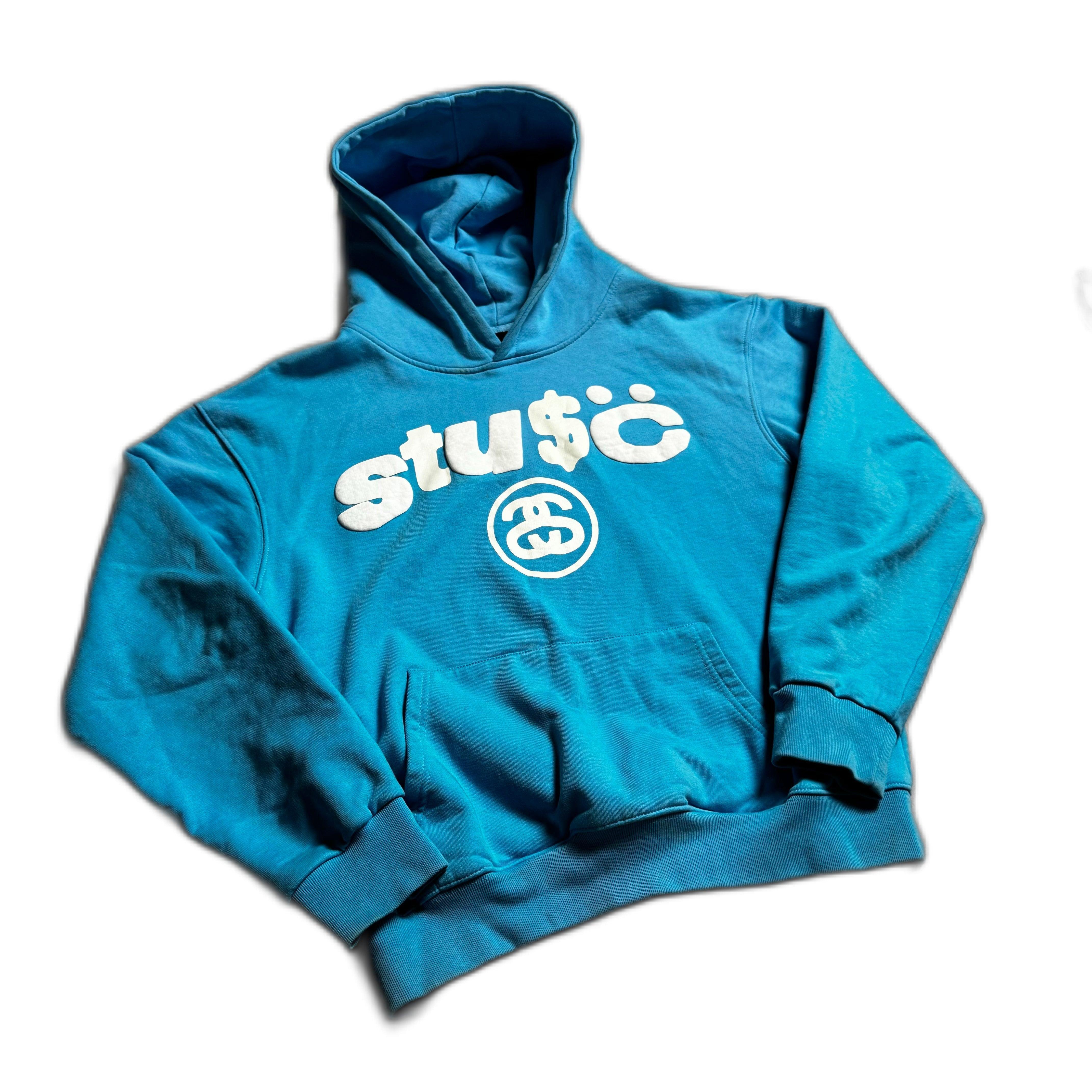 Blue Stussy x Cactus Plant Flea Market (CPFM) Hoodie - S