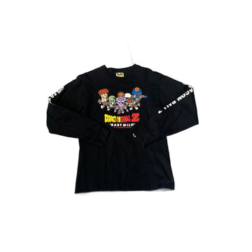 Black A Bathing Ape (BAPE) x Dragonball Z Long Sleeve Tee - M