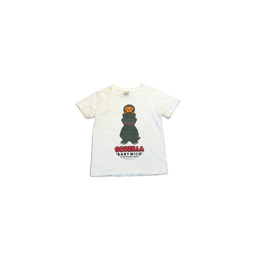 White A Bathing Ape (BAPE) x Godzilla Tee - S