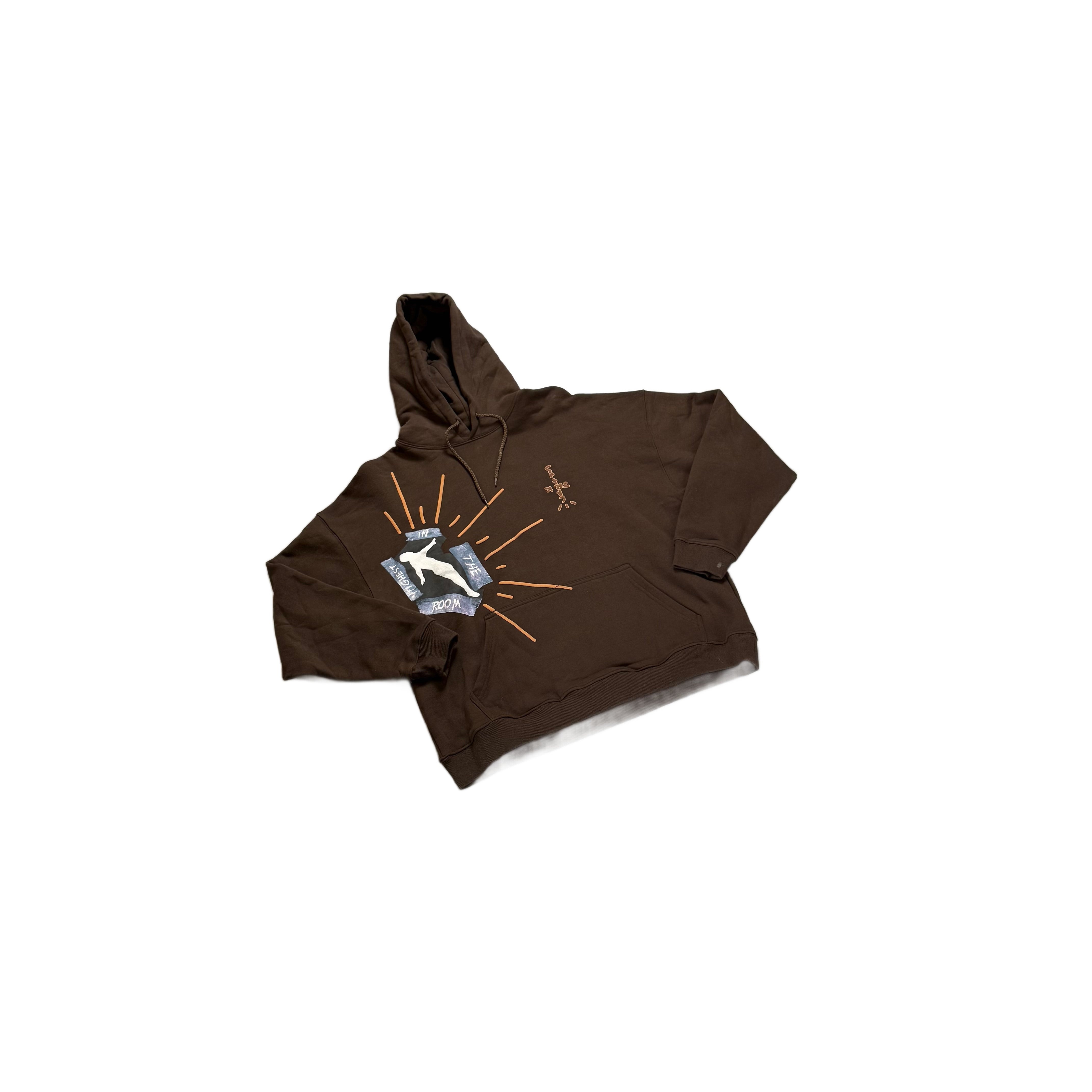 Brown Travis Scott Hoodie - M