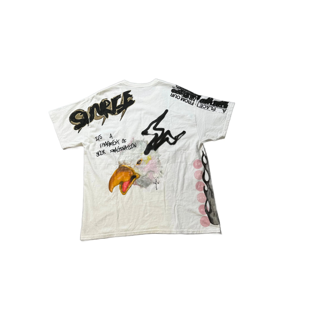 White Travis Scott Tee - L