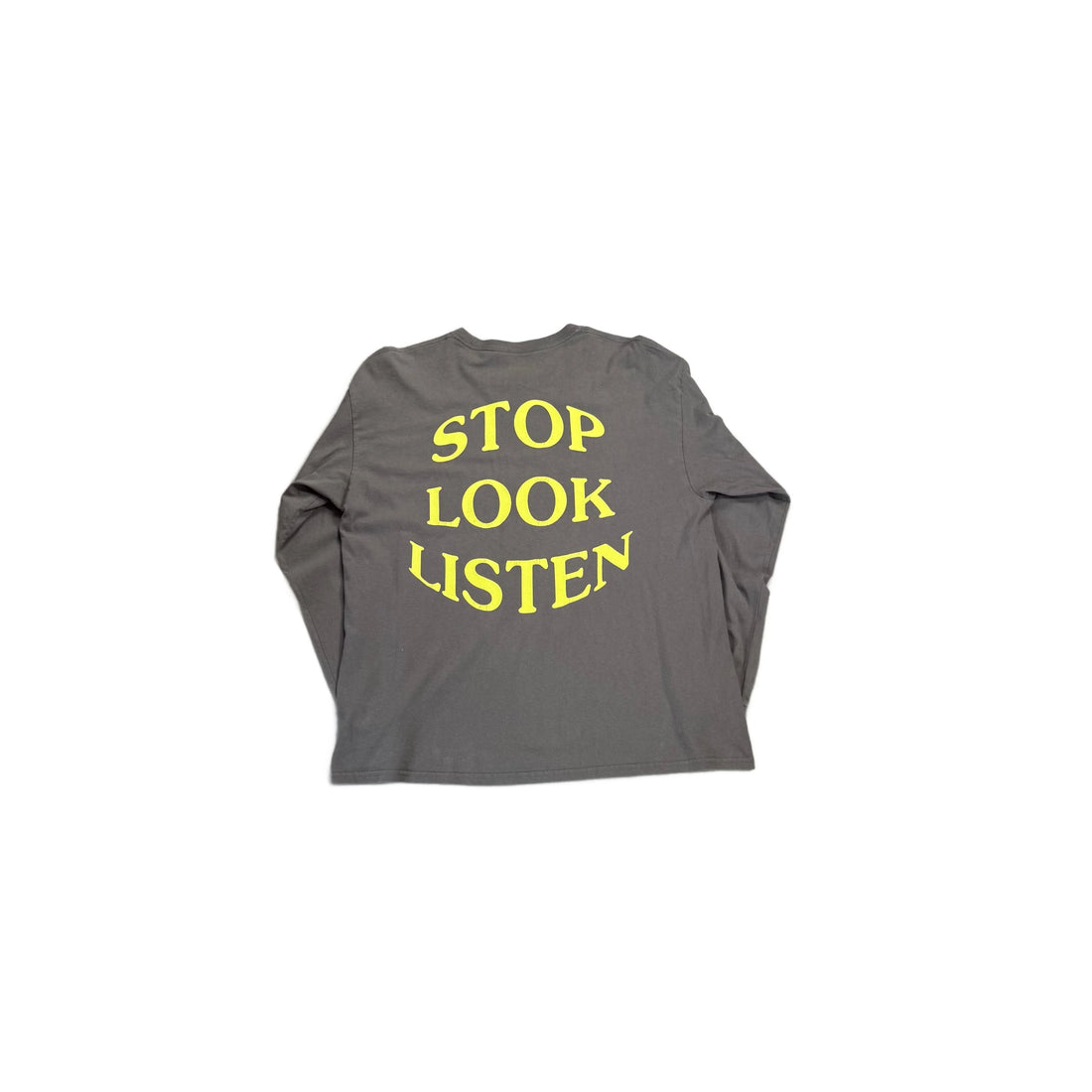 Grey Travis Scott Astroworld Long Sleeve Tee - XL