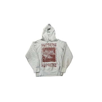 Grey Supreme Hoodie - M