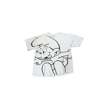 White Supreme Smurfs Tee - XL