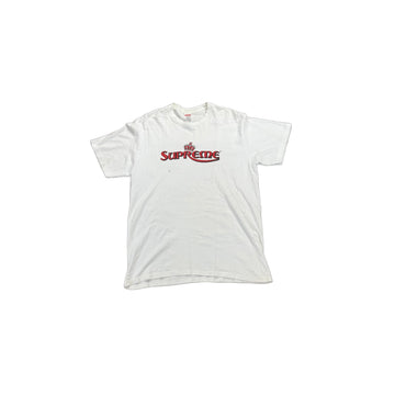 White Supreme Tee - L